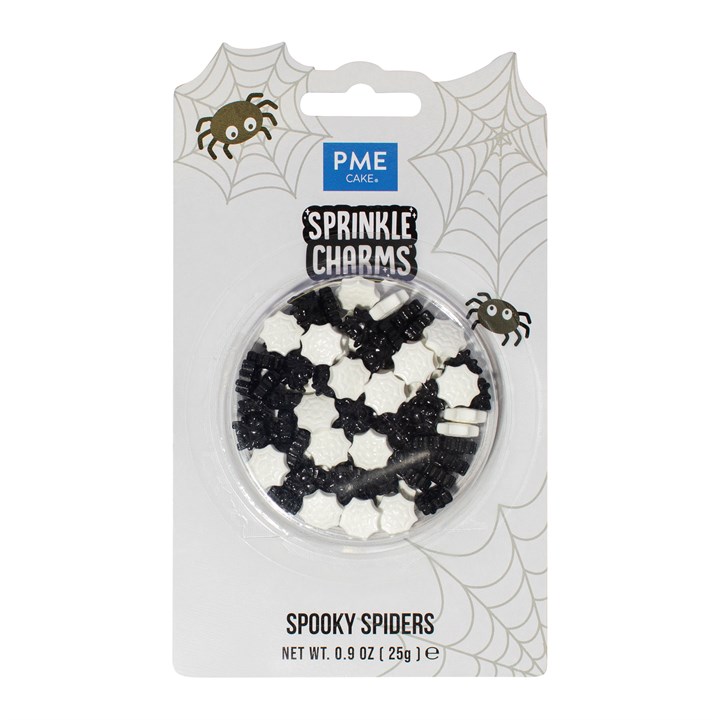 Sprinkles decorativos con Charms de Halloween Arañas – PME – - Productos Alimentarios Cuidadosamente Elegidos – Envío Gratuito 35€+ Sprinkles decorativos con Charms de Halloween Arañas – PME – - Productos Alimentarios Cuidadosamente Elegidos – Envío Gratuito 35€+