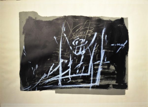 Antoni Tapies – «Noir et craie» litografía con lápiz - Top Alimentos en Oferta – Envío Gratis por Tiempo Reducido