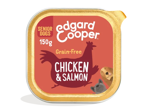 Tarrina de comida para perros de pollo y salmón | Edgard & Cooper - Amigos Animal – Creando la mejor vida para tu mascota