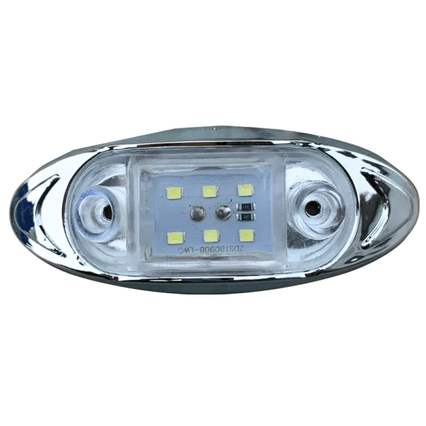 Faro Lateral Cromado 06 Luz LED 24V Blanco - Equipa Tu Caja de Herramientas – Rebajas en Manuales y Eléctricas