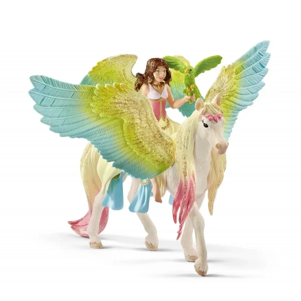 Hada Surah con pegaso brillante - Todo en Uno: Accesorios, Electrónica y Belleza