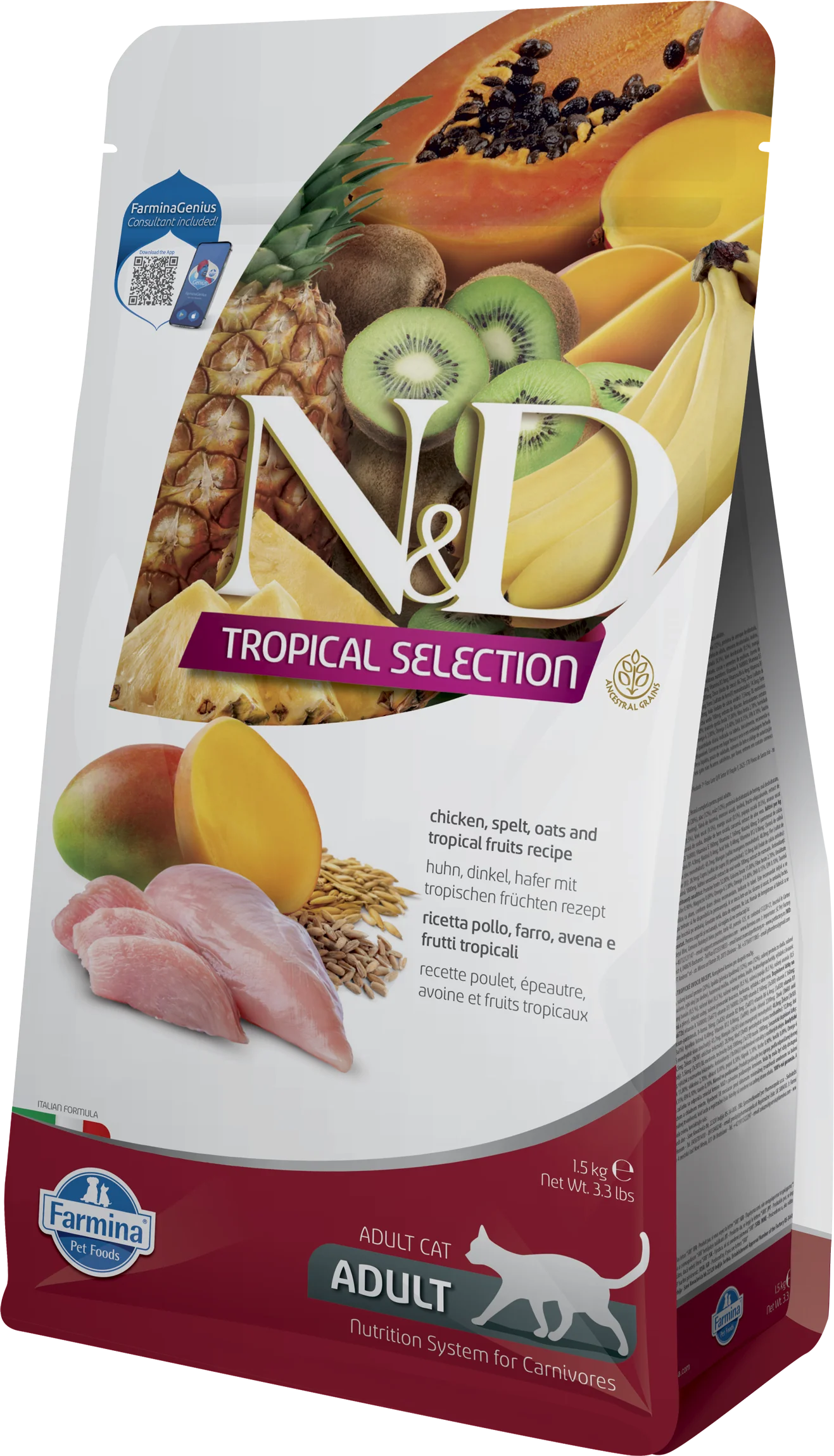 FARMINA ND CAT TROPICAL SELECTION POLLO - Amigos Animal – Creando la mejor vida para tu mascota FARMINA ND CAT TROPICAL SELECTION POLLO - Amigos Animal – Creando la mejor vida para tu mascota