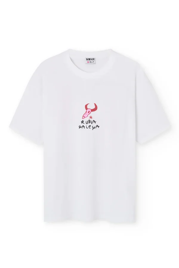 NWHR Rubia Gallega T-shirt White - Complementa tu estilo – Ofertas por tiempo limitado