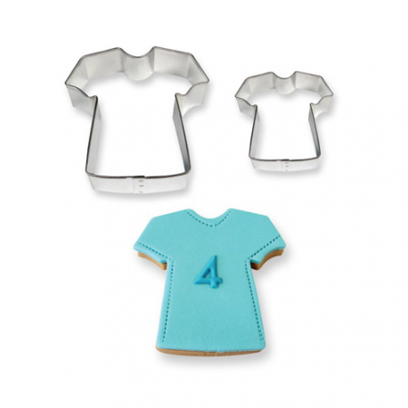 Set de cortadores de galletas Camiseta -PME- Productos Alimentarios Cuidadosamente Elegidos – Envío Gratuito 35€+ Set de cortadores de galletas Camiseta -PME- Productos Alimentarios Cuidadosamente Elegidos – Envío Gratuito 35€+