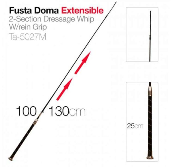 FUSTA DOMA EXTENSIBLE TA-50272M DE 100cm A 130cm - Deporte y Outdoor al Mejor Precio del Mercado