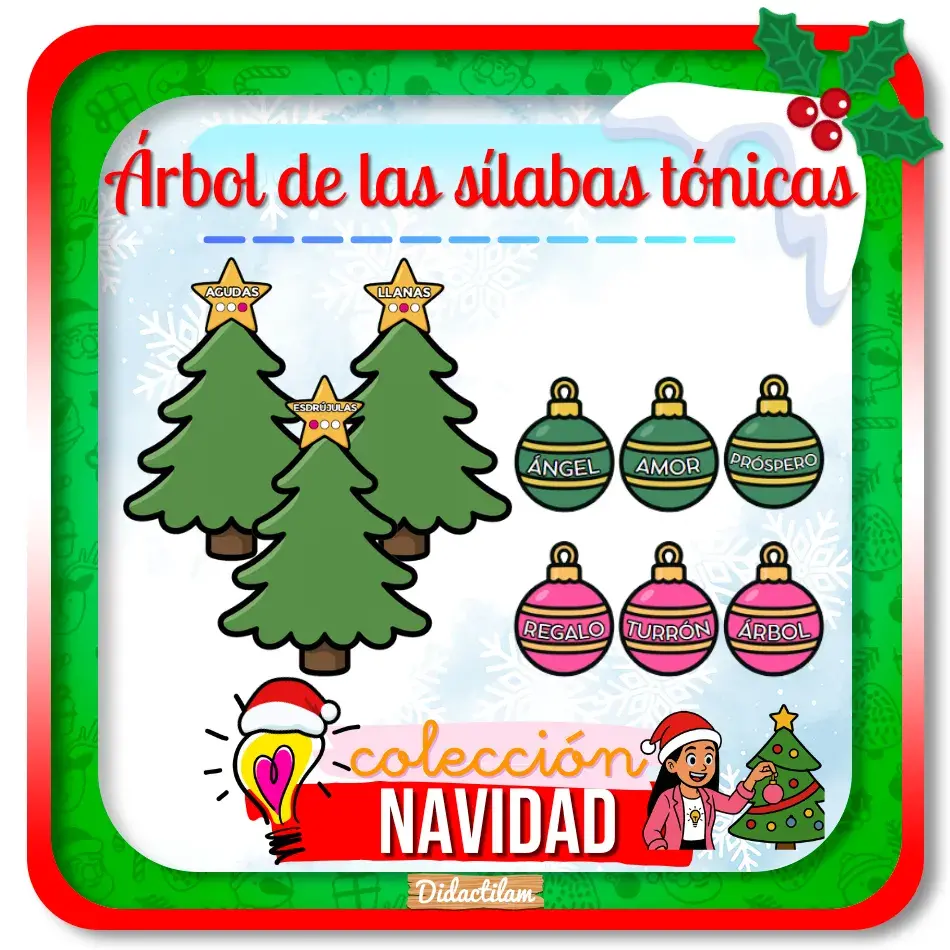 Árbol de las sílabas tónicas | Juego de Acentuación - Juegos y Juguetes para Despertar la Imaginación de los Pequeños Árbol de las sílabas tónicas | Juego de Acentuación - Juegos y Juguetes para Despertar la Imaginación de los Pequeños