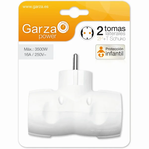 Adaptador De Enchufe Doble Lateral - Ideas de Regalos Sostenibles: Juguetes de Madera y Bazar Ecológico