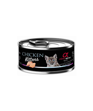 Alpha Spirit Wet Cat Kitten Pollo 85 gr - Animalia-Pro | Cuidado profesional para tu mascota – Envío gratis desde 40€
