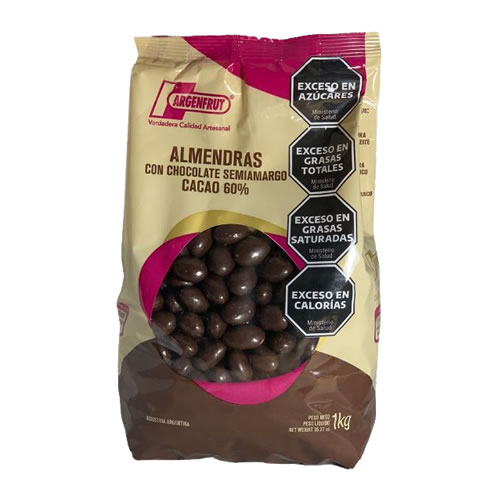 Argenfrut Almendra Bañada chocolate SEMIAMARGO 60 % CACAO x 1 Kg - Gran selección de alimentos en oferta – Envío gratis en pedidos superiores a 35€