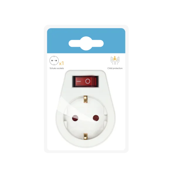 Adaptador Con Interruptor - Ideas de Regalos Sostenibles: Juguetes de Madera y Bazar Ecológico
