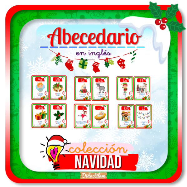 Abecedario en Inglés | Navidad - Juegos y Juguetes para Despertar la Imaginación de los Pequeños