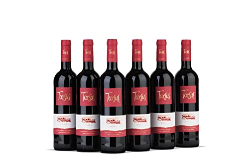 Tarsus Roble Pack 6 botellas D.O. Ribera del Duero Vino – 750 ml - Productos Alimentarios Cuidadosamente Elegidos – Envío Gratuito 35€+