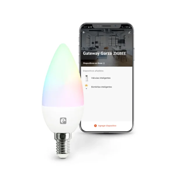 Bombilla Zigbee Vela Rgb Cct E14 - Ideas de Regalos Sostenibles: Juguetes de Madera y Bazar Ecológico