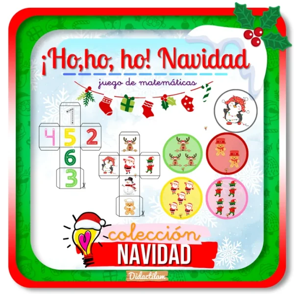 HO HO HO Juego de Navidad - Juegos y Juguetes para Despertar la Imaginación de los Pequeños