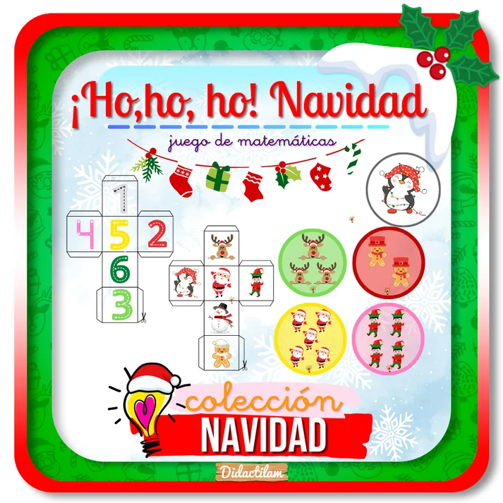 HO HO HO Juego de Navidad - Juegos y Juguetes para Despertar la Imaginación de los Pequeños HO HO HO Juego de Navidad - Juegos y Juguetes para Despertar la Imaginación de los Pequeños