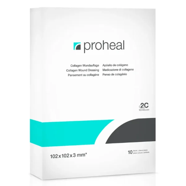 Apósito de Colágeno ProHeal 102x102x3mm Terapia Biológica para la Cicatrización de Heridas - Top Alimentos en Oferta – Envío Gratis por Tiempo Reducido