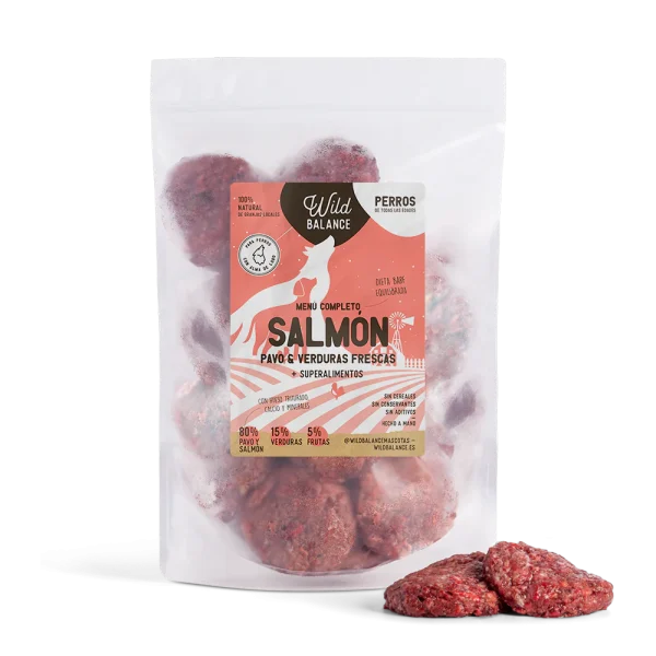 Wild Balance - Menú completo de salmon y pavo para perros - Amigos Animal – Creando la mejor vida para tu mascota