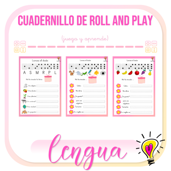 Cuadernillo Roll and Play - Juegos y Juguetes para Despertar la Imaginación de los Pequeños