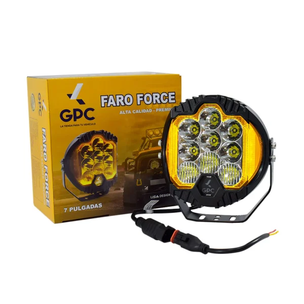 Faro Pirata de Trabajo Force 7” 90w 8000lm Luz LED - Equipa Tu Caja de Herramientas – Rebajas en Manuales y Eléctricas