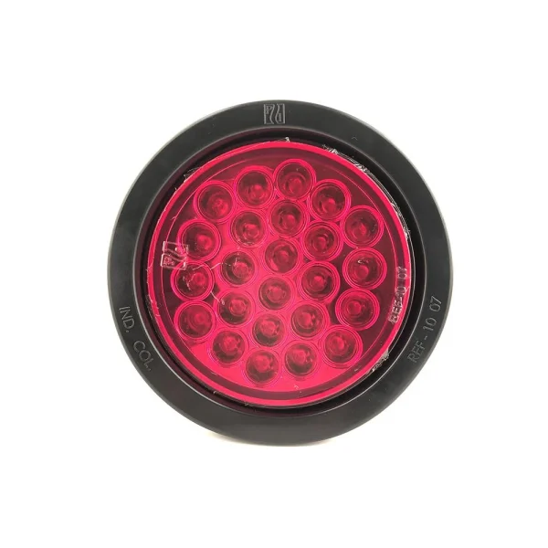 Faro Posterior 4" 24 Led Destellante Aro Jebe 12V 24V Rojo 1007Ei - Equipa Tu Caja de Herramientas – Rebajas en Manuales y Eléctricas