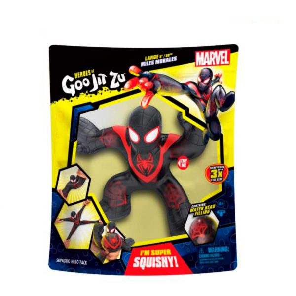 Heroes Goo Jit Zu Marvel Supagoo Miles Morales Spiderman 20 cm - Tienda Infantil Online – Bebés, Juguetes, Ropa y Artículos Esenciales
