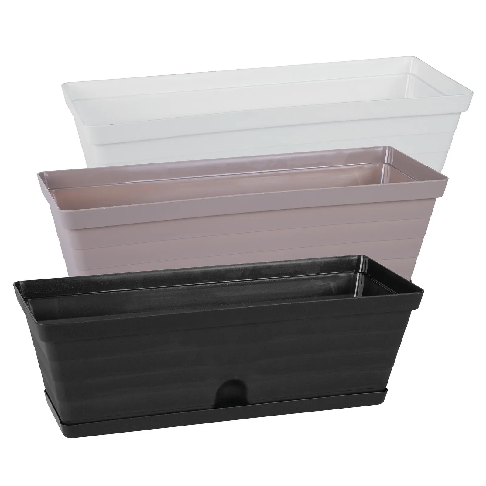 Jardinera Rectangular + Plato L.500 - Todo en Uno: Accesorios, Electrónica y Belleza Jardinera Rectangular + Plato L.500 - Todo en Uno: Accesorios, Electrónica y Belleza