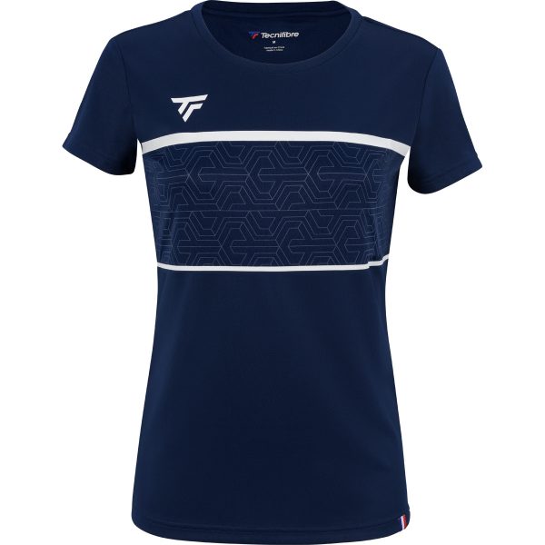 CAMISETA DE MUJER TECNIFIBRE TEAM TECH MARINO - Tu tienda de zapatos, ropa y bolsos con ofertas y envío gratis