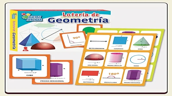 Lotería de Geometría (1057) - Juegos y Juguetes para Despertar la Imaginación de los Pequeños