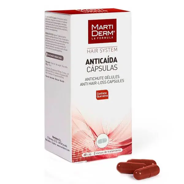 Anticaída 60 cápsulas – Martiderm - Gran selección de alimentos en oferta – Envío gratis en pedidos superiores a 35€