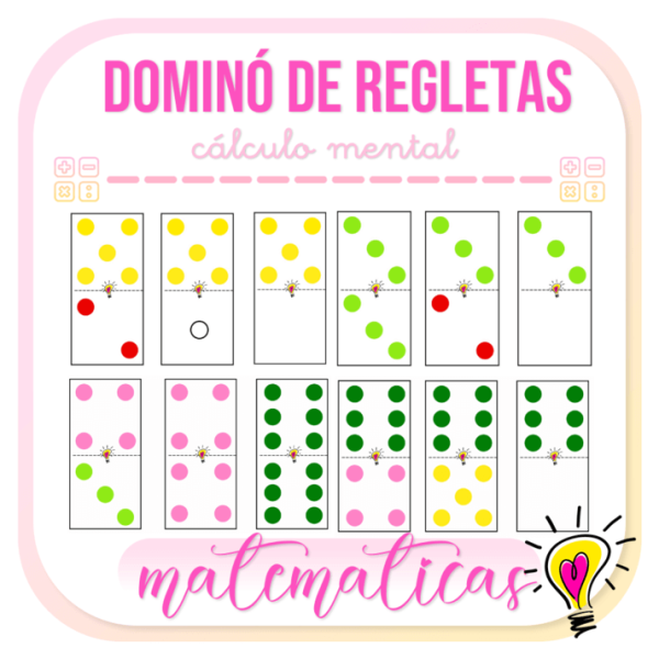 Dominó de Regletas - Juegos y Juguetes para Despertar la Imaginación de los Pequeños