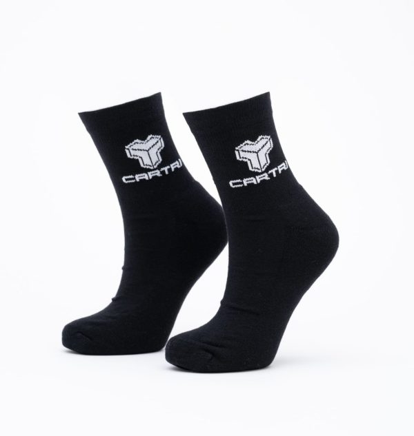 CALCETINES CARTRI ANKARA LOW BLACK/ WHITE - Tu tienda de zapatos, ropa y bolsos con ofertas y envío gratis