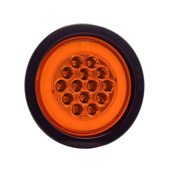 Faro Posterior 4" Ojo De Angel Aro Jebe 12V 24V Ambar 1030E - Equipa Tu Caja de Herramientas – Rebajas en Manuales y Eléctricas