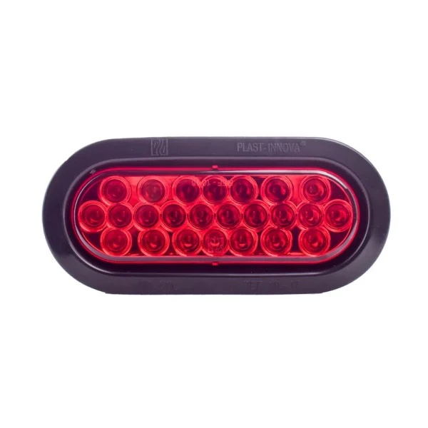 Faro Lateral Ovalado 24 Led Aro Jebe Rojo 1017E - Equipa Tu Caja de Herramientas – Rebajas en Manuales y Eléctricas