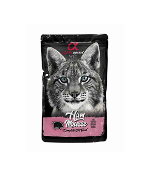 Alpha Spirit Wet Cat Pouch Mousse de Jamón 85 gr - Animalia-Pro | Cuidado profesional para tu mascota – Envío gratis desde 40€