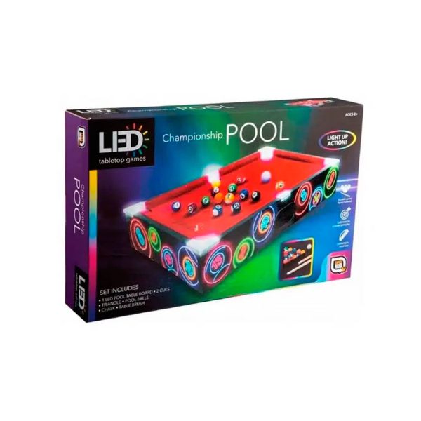 Juego de Mesa LED para Pool de Mesa - Tienda Infantil Online – Bebés, Juguetes, Ropa y Artículos Esenciales