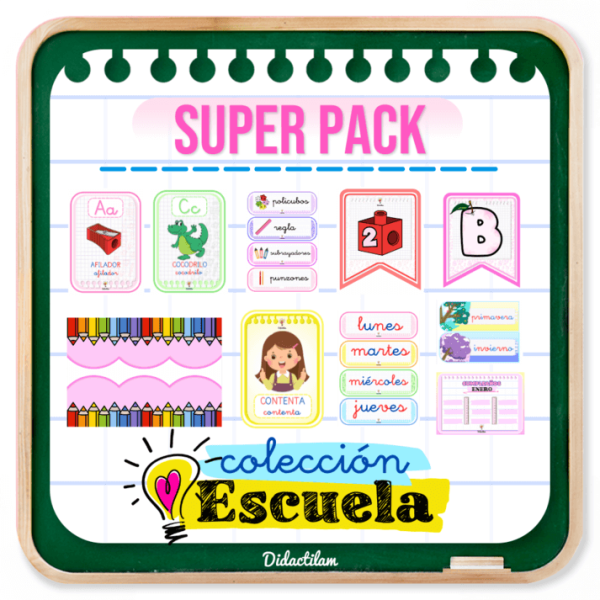 Super Pack Colección Escuela 2024/2025 - Juegos y Juguetes para Despertar la Imaginación de los Pequeños
