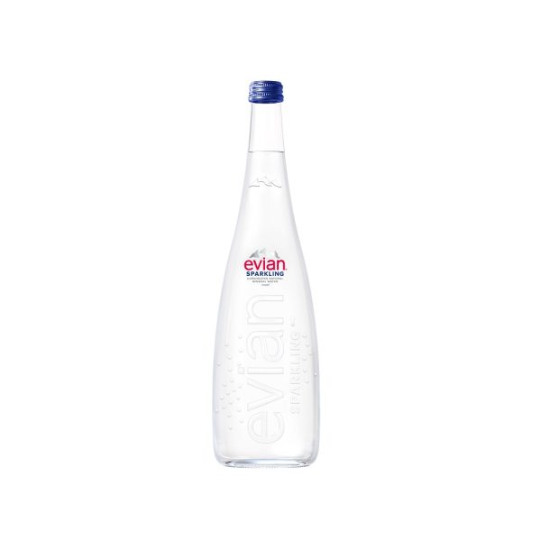 Agua Mineral Evian con Gas Sparkling 750 ML. - Promo Limitada Hoy – Ahorra Más con Envío Gratis desde 40€