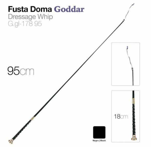 FUSTA DOMA GODDAR GL-178 NEGRO 95cm - Deporte y Outdoor al Mejor Precio del Mercado