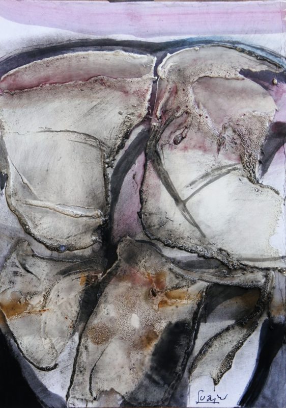 Antonio Suarez – «El delta» pintura original técnica mixta cartulina - Top Alimentos en Oferta – Envío Gratis por Tiempo Reducido