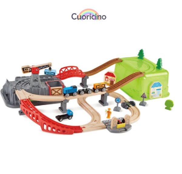 JUEGO DE BLOQUES FERROCARRIL HAPE - Tienda Infantil Online – Bebés, Juguetes, Ropa y Artículos Esenciales