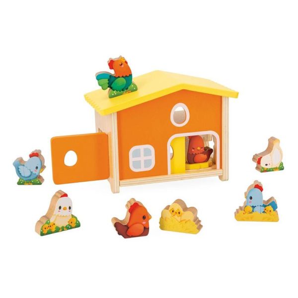 Janod Mi Primer Gallinero - Tienda Infantil Online – Bebés, Juguetes, Ropa y Artículos Esenciales
