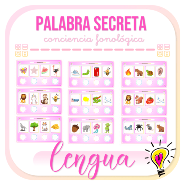 Palabra Secreta Según Fonema Inicial - Juegos y Juguetes para Despertar la Imaginación de los Pequeños