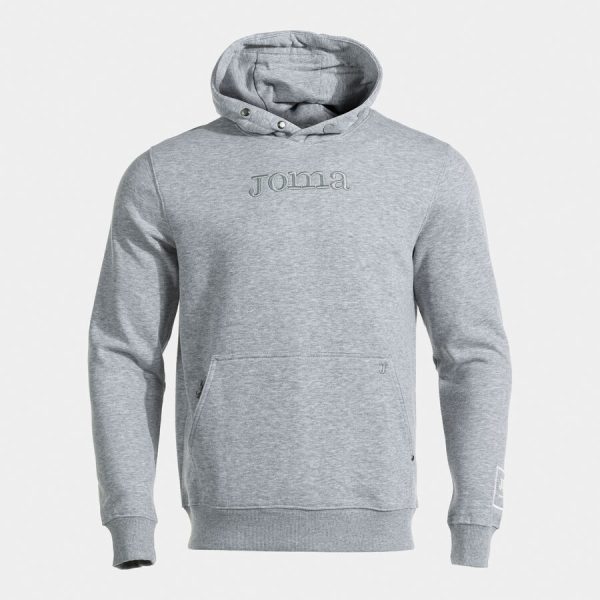 SUDADERA CON CAPUCHA JOMA URBAN STREET GRIS MELANGE - Tu tienda de zapatos, ropa y bolsos con ofertas y envío gratis