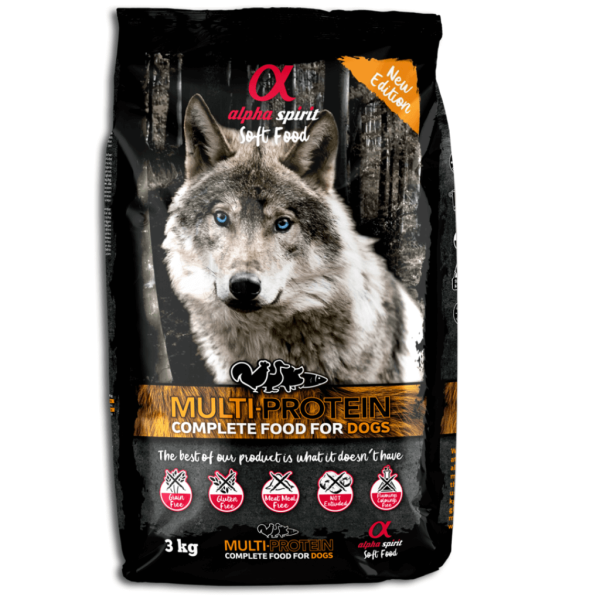 Alpha Spirit semi-húmedo Multiprotein para perros - Animalia-Pro | Cuidado profesional para tu mascota – Envío gratis desde 40€