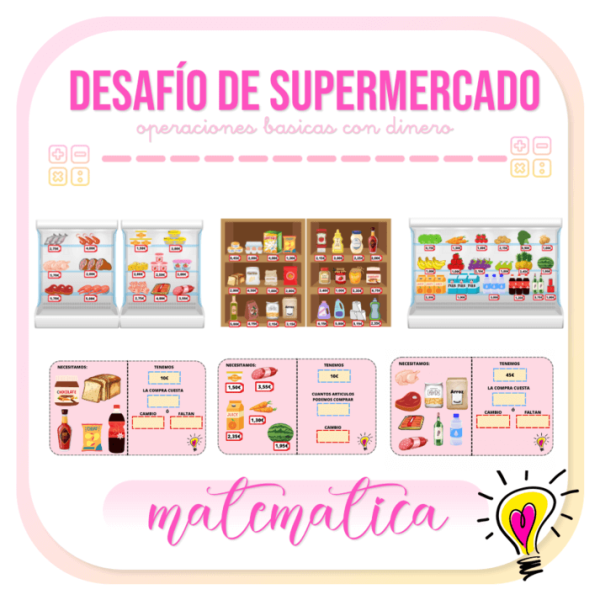 Desafío de Supermercado - Juegos y Juguetes para Despertar la Imaginación de los Pequeños