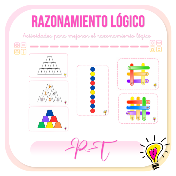 Razonamiento Lógico - Juegos y Juguetes para Despertar la Imaginación de los Pequeños Razonamiento Lógico - Juegos y Juguetes para Despertar la Imaginación de los Pequeños